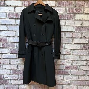 Burberry trench coat with leather belt